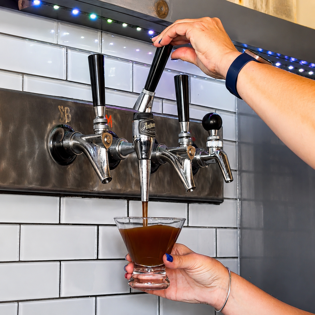 The espresso martini created by Anthony's Small Batch Roasters and York Beach Beer Company