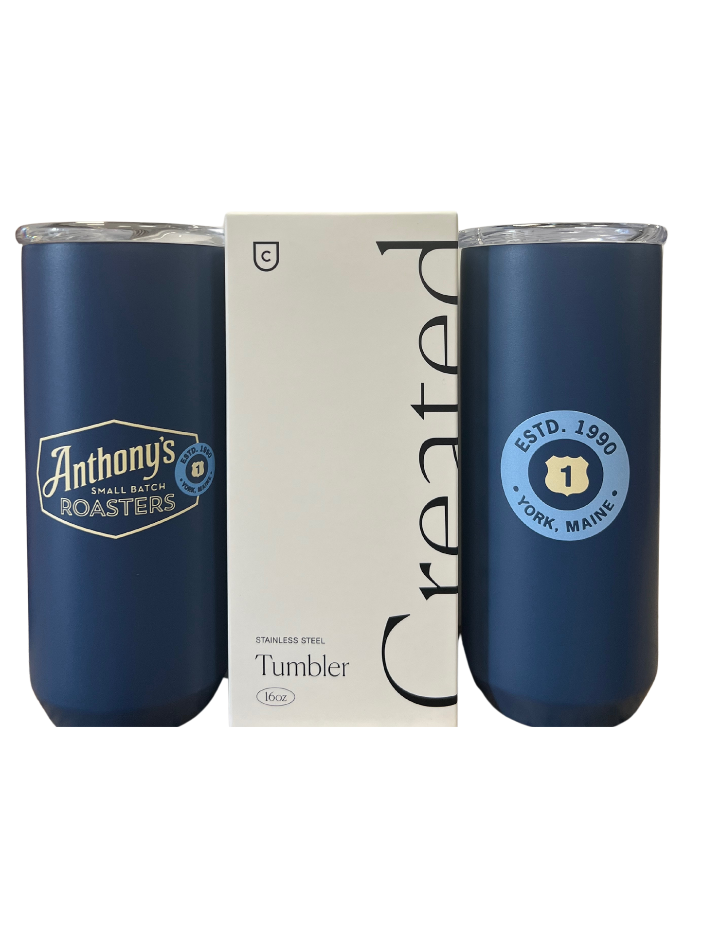 16oz STAINLESS STEEL TUMBLER - Pacific Blue
